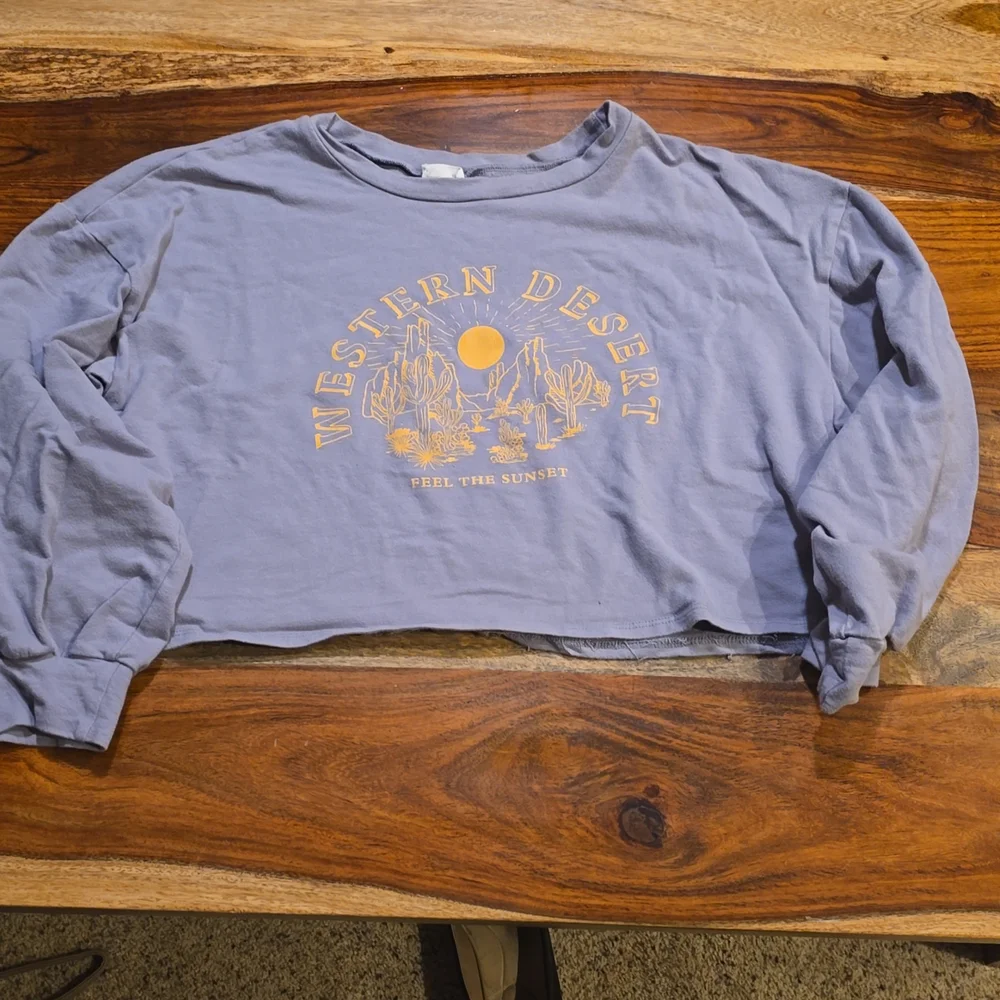 Le Lis Cropped top long sleeve - Picture 1 of 2
